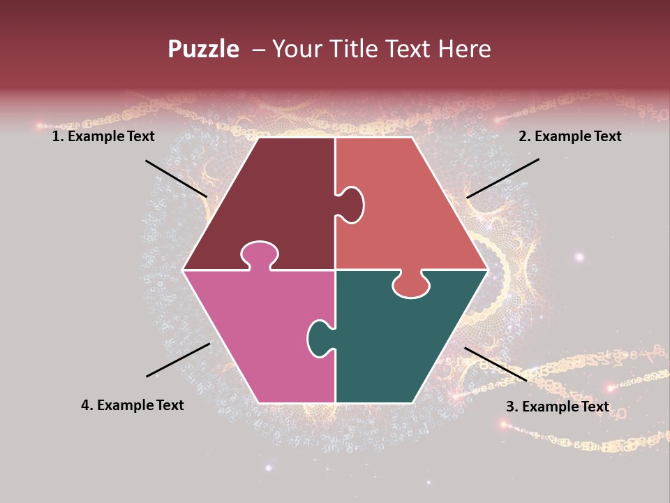Fractal Calculation Light PowerPoint Template
