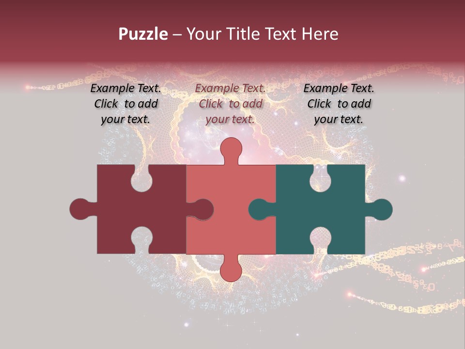 Fractal Calculation Light PowerPoint Template