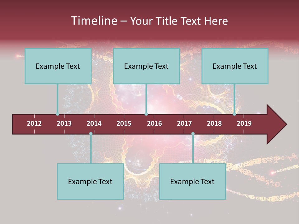 Fractal Calculation Light PowerPoint Template