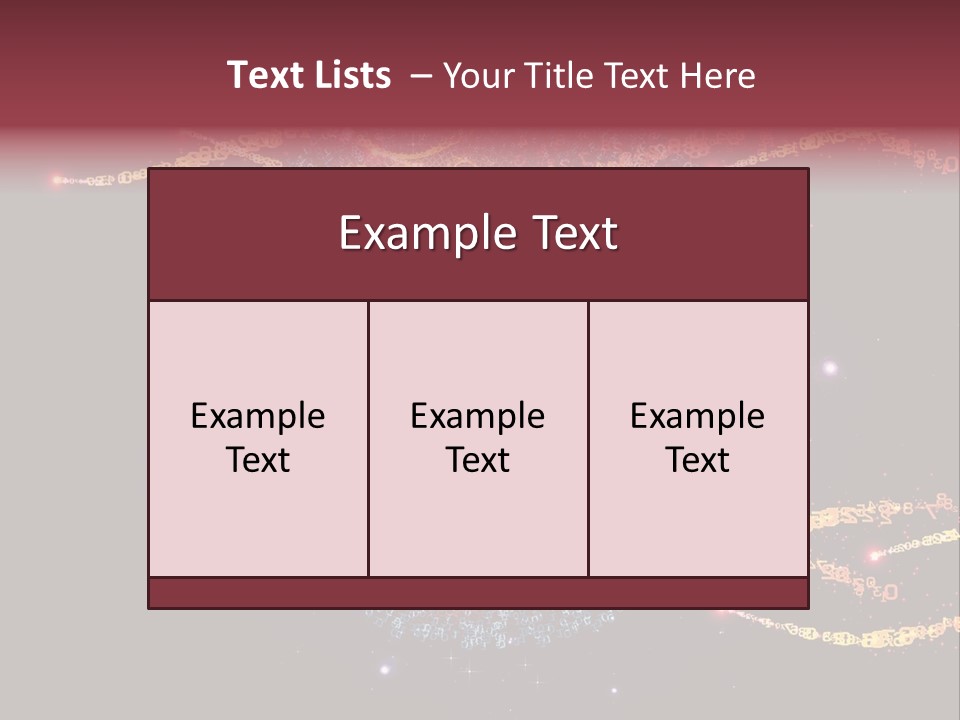 Fractal Calculation Light PowerPoint Template