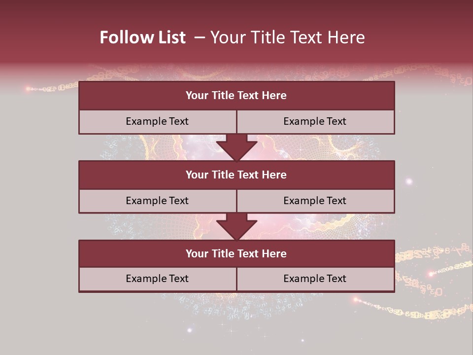 Fractal Calculation Light PowerPoint Template
