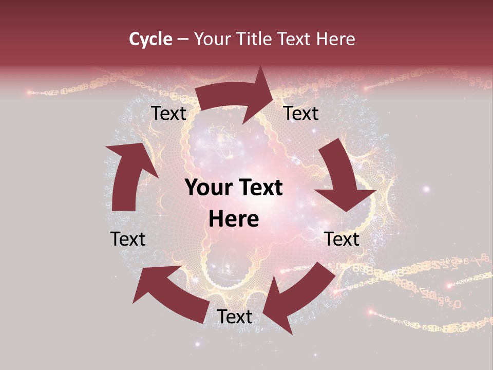 Fractal Calculation Light PowerPoint Template
