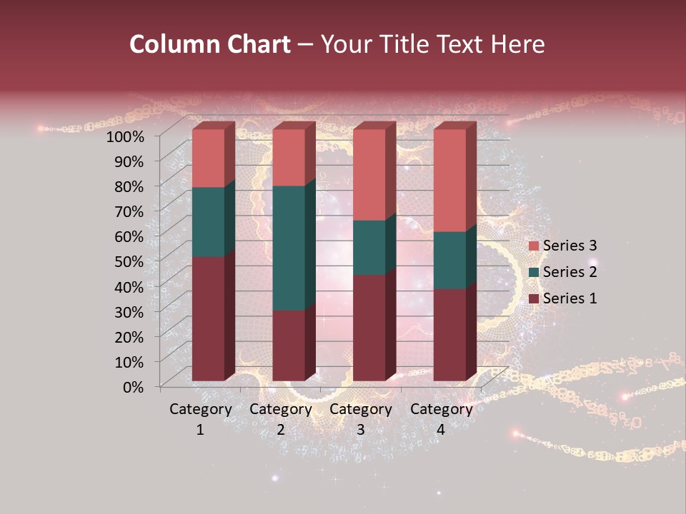 Fractal Calculation Light PowerPoint Template