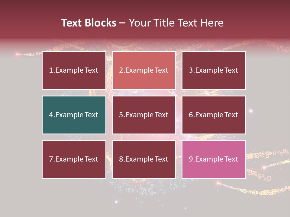 Fractal Calculation Light PowerPoint Template