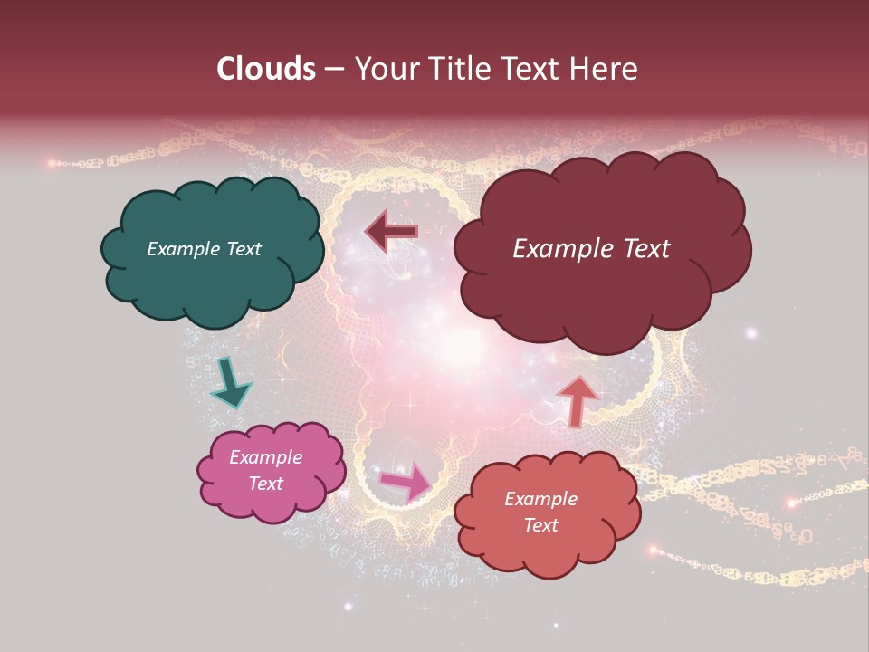 Fractal Calculation Light PowerPoint Template