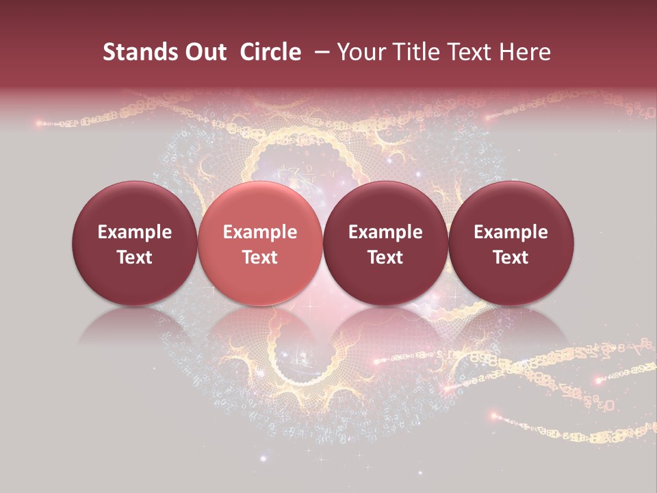 Fractal Calculation Light PowerPoint Template