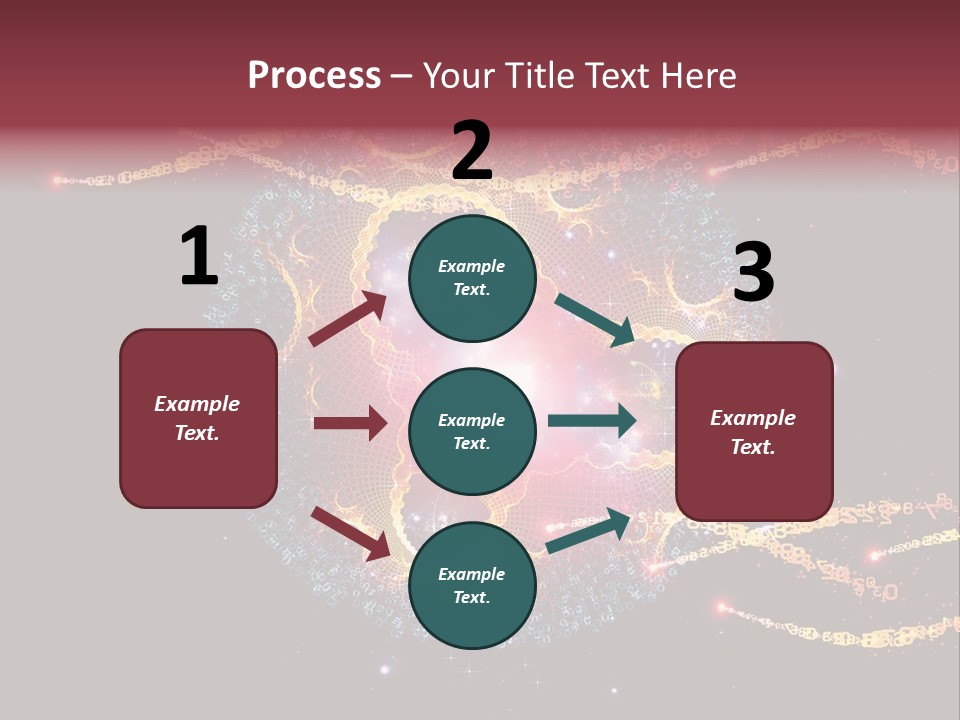 Fractal Calculation Light PowerPoint Template