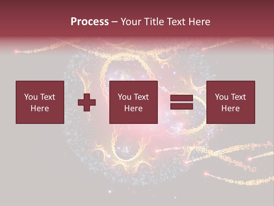 Fractal Calculation Light PowerPoint Template