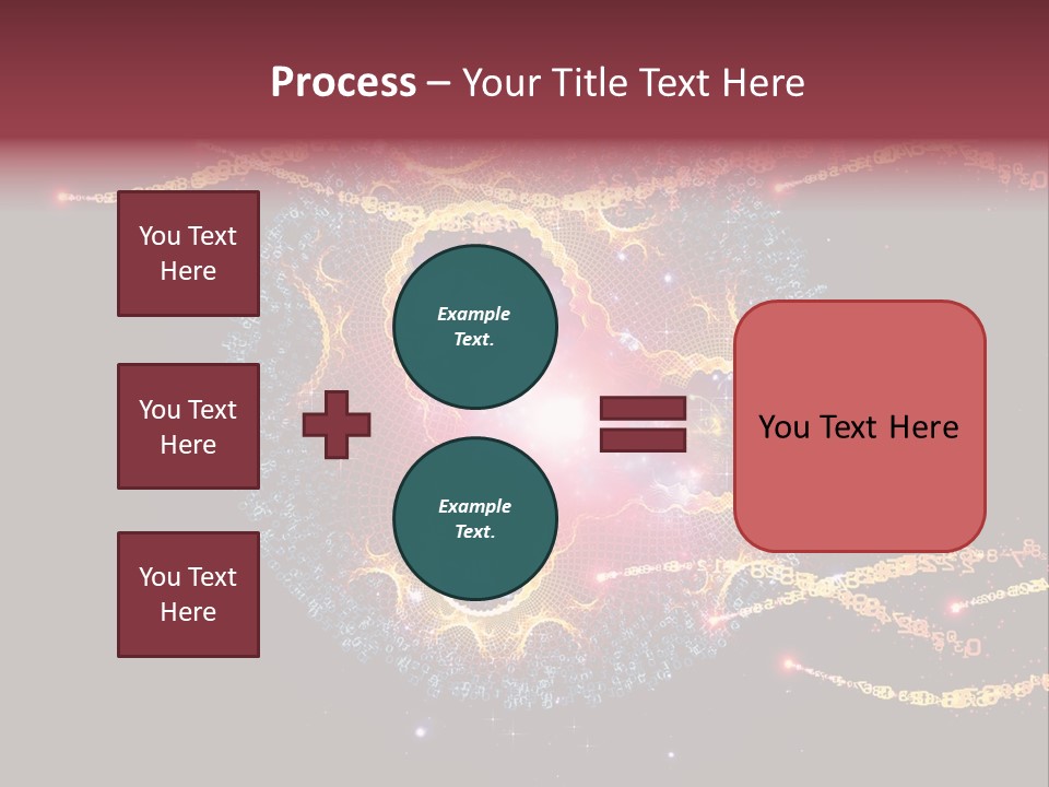 Fractal Calculation Light PowerPoint Template