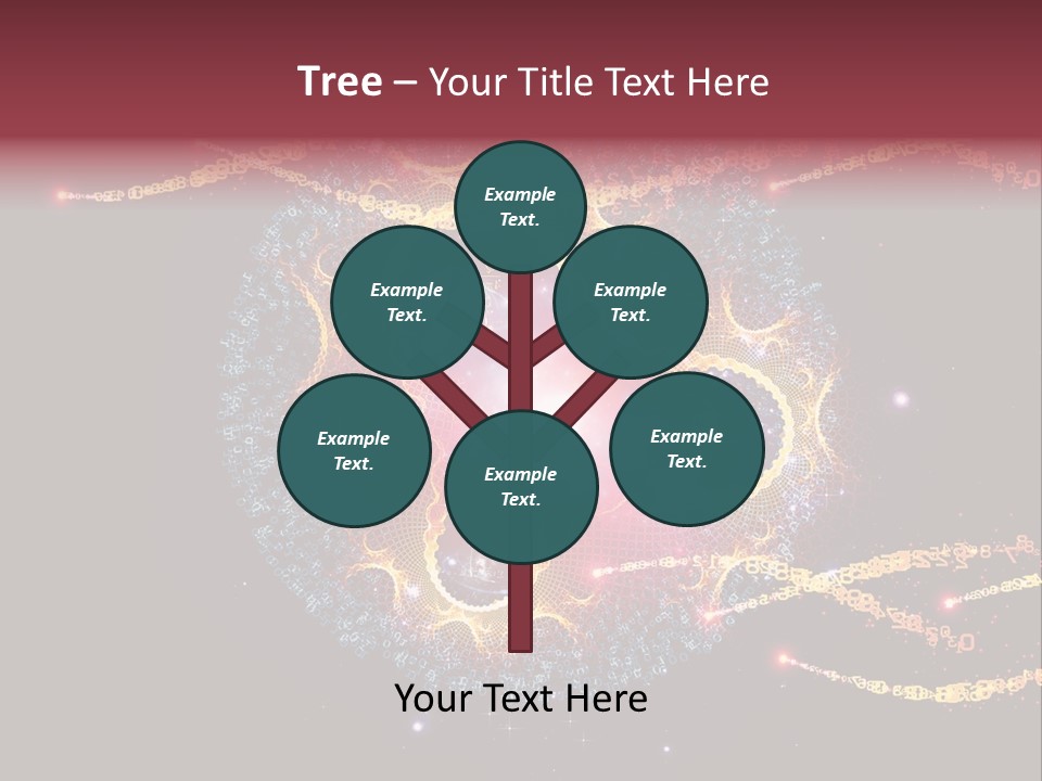 Fractal Calculation Light PowerPoint Template