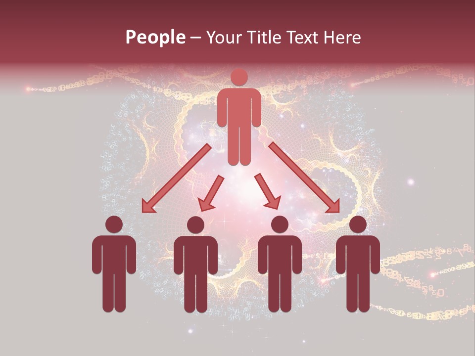 Fractal Calculation Light PowerPoint Template