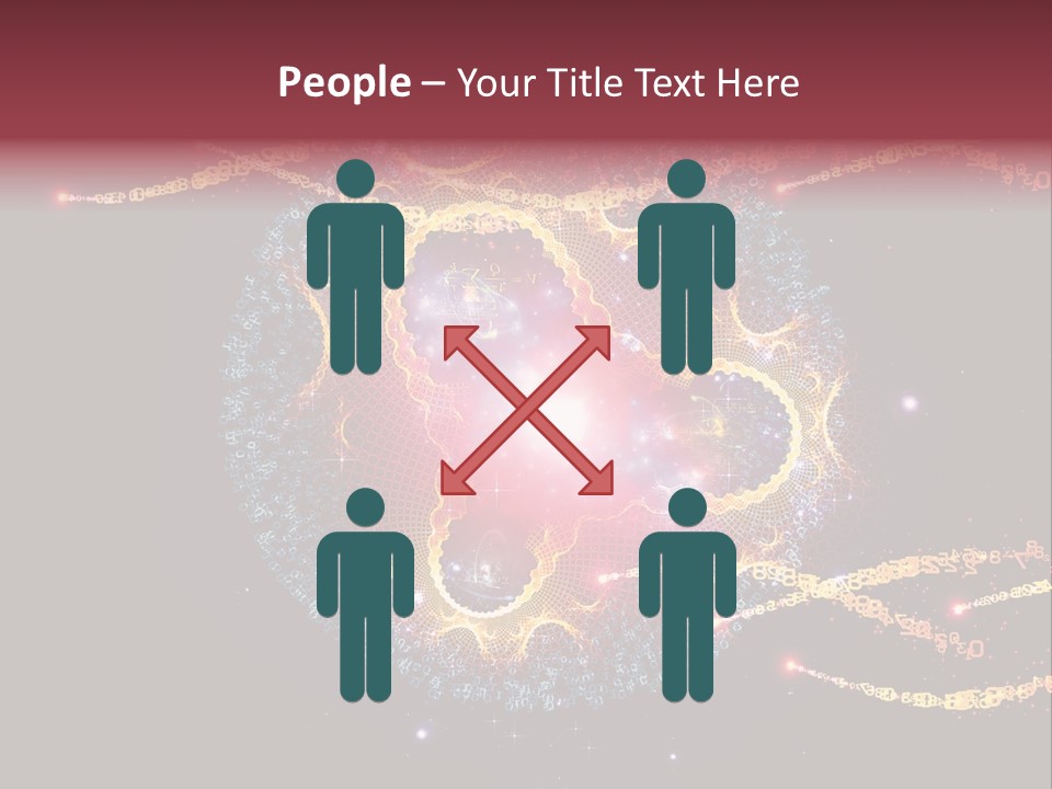 Fractal Calculation Light PowerPoint Template