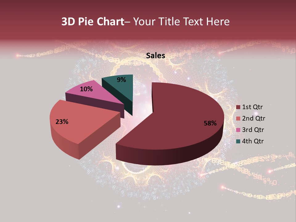 Fractal Calculation Light PowerPoint Template