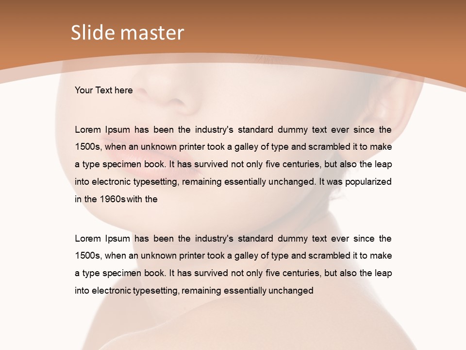 Isolated Y Candid PowerPoint Template