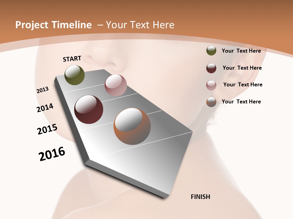 Isolated Y Candid PowerPoint Template