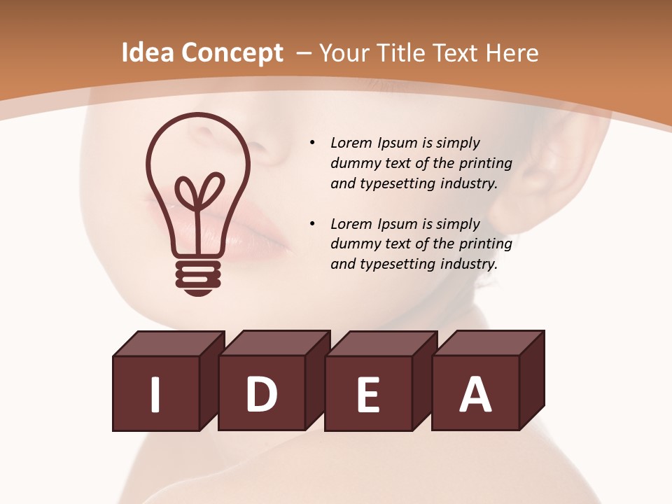 Isolated Y Candid PowerPoint Template