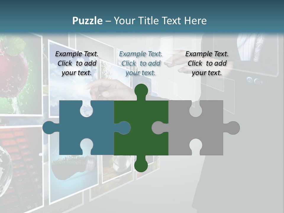 Blue New Virtual PowerPoint Template