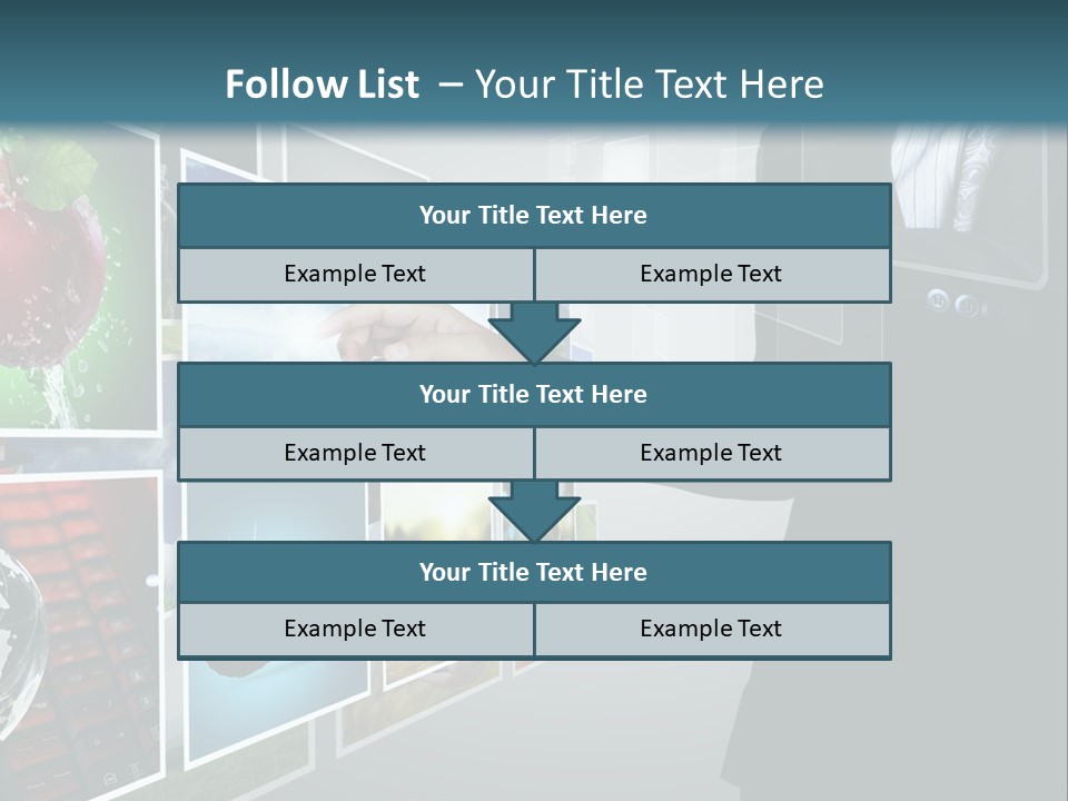 Blue New Virtual PowerPoint Template