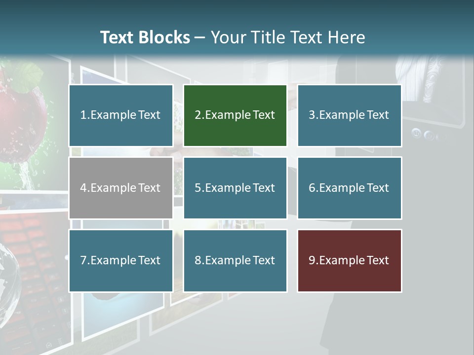 Blue New Virtual PowerPoint Template