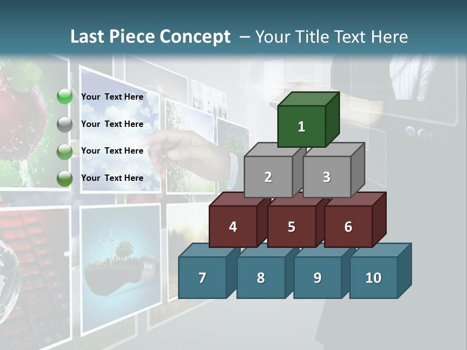 Blue New Virtual PowerPoint Template
