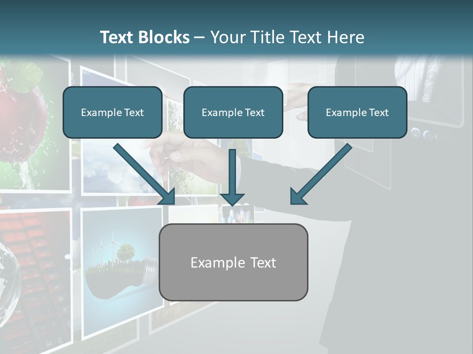 Blue New Virtual PowerPoint Template