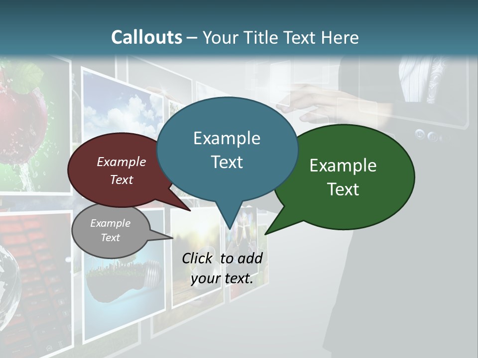Blue New Virtual PowerPoint Template