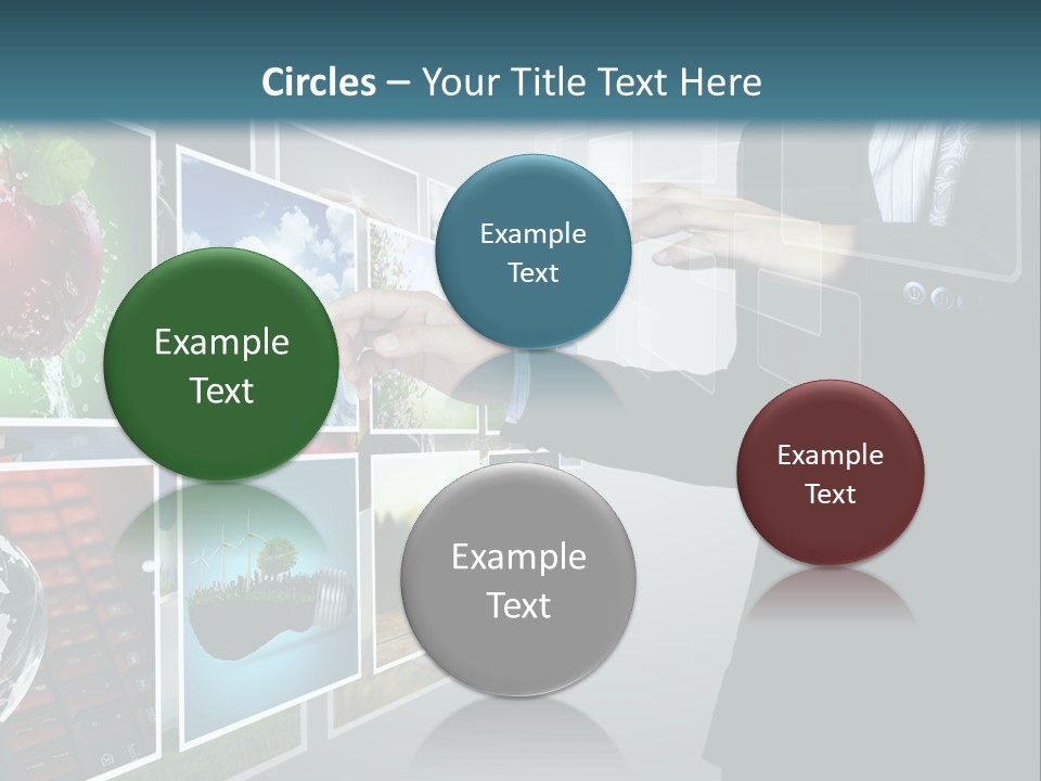 Blue New Virtual PowerPoint Template