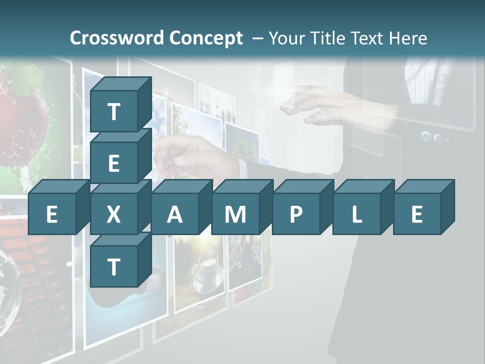 Blue New Virtual PowerPoint Template