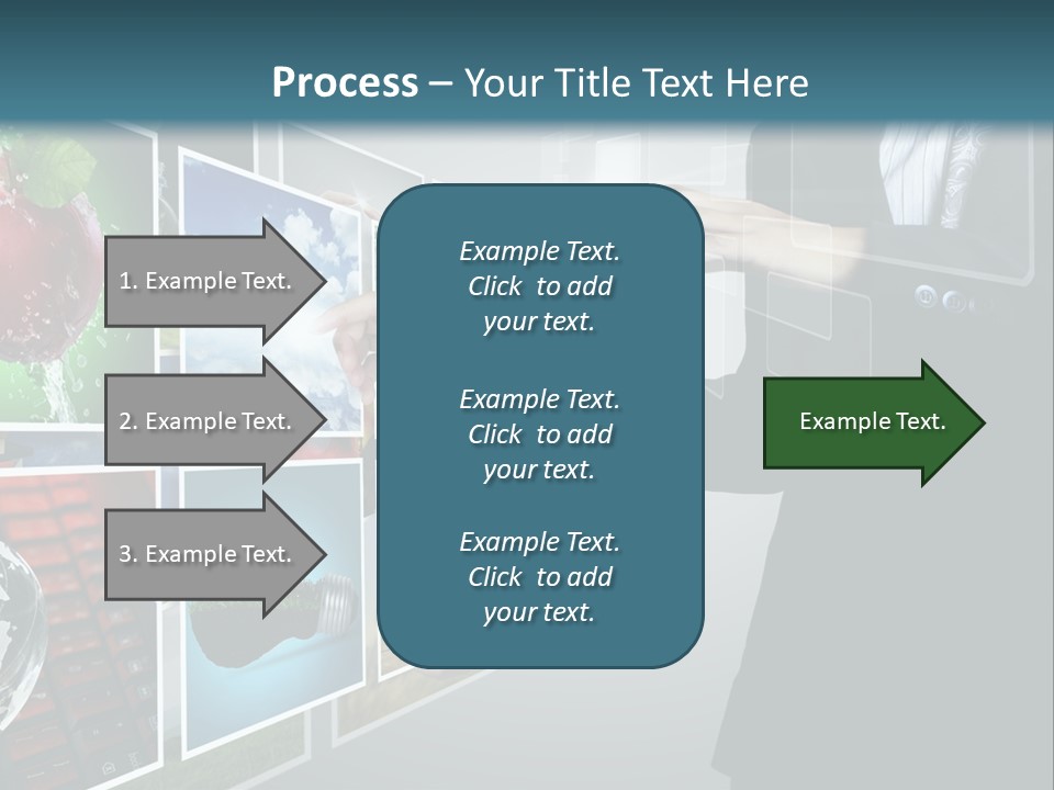Blue New Virtual PowerPoint Template