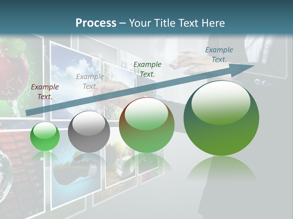Blue New Virtual PowerPoint Template