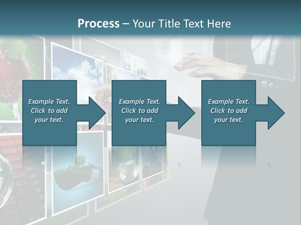 Blue New Virtual PowerPoint Template