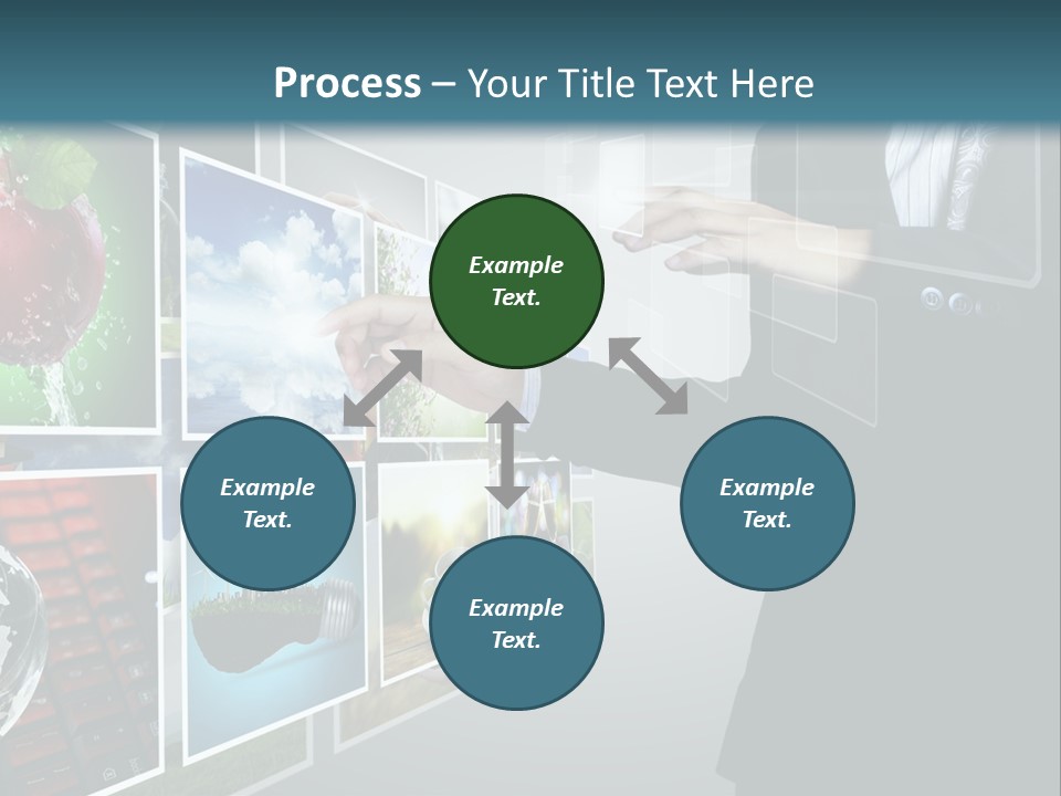 Blue New Virtual PowerPoint Template