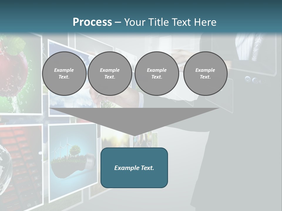 Blue New Virtual PowerPoint Template