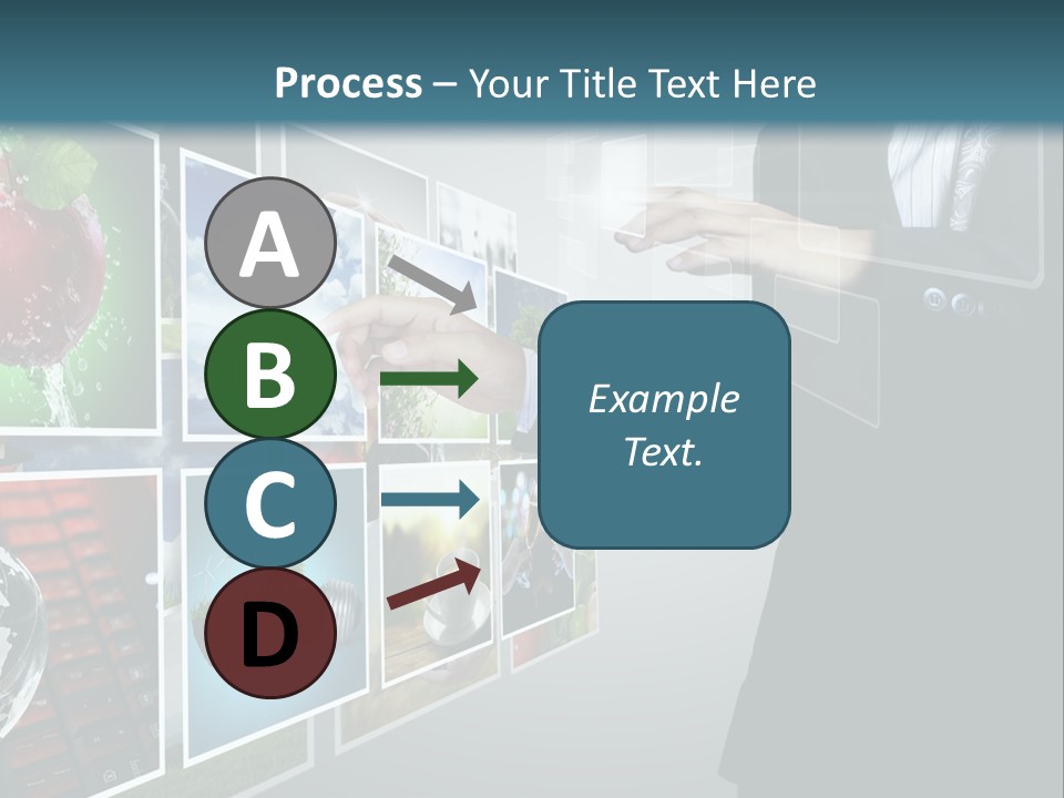 Blue New Virtual PowerPoint Template