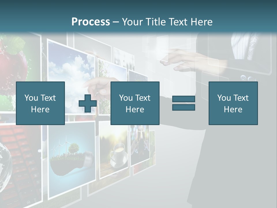 Blue New Virtual PowerPoint Template