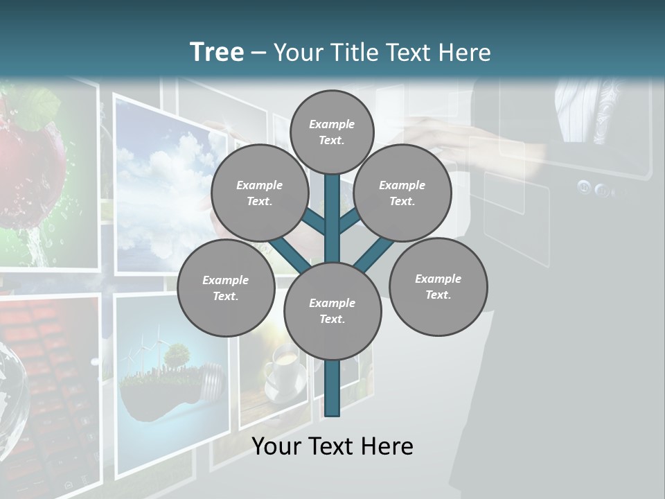 Blue New Virtual PowerPoint Template