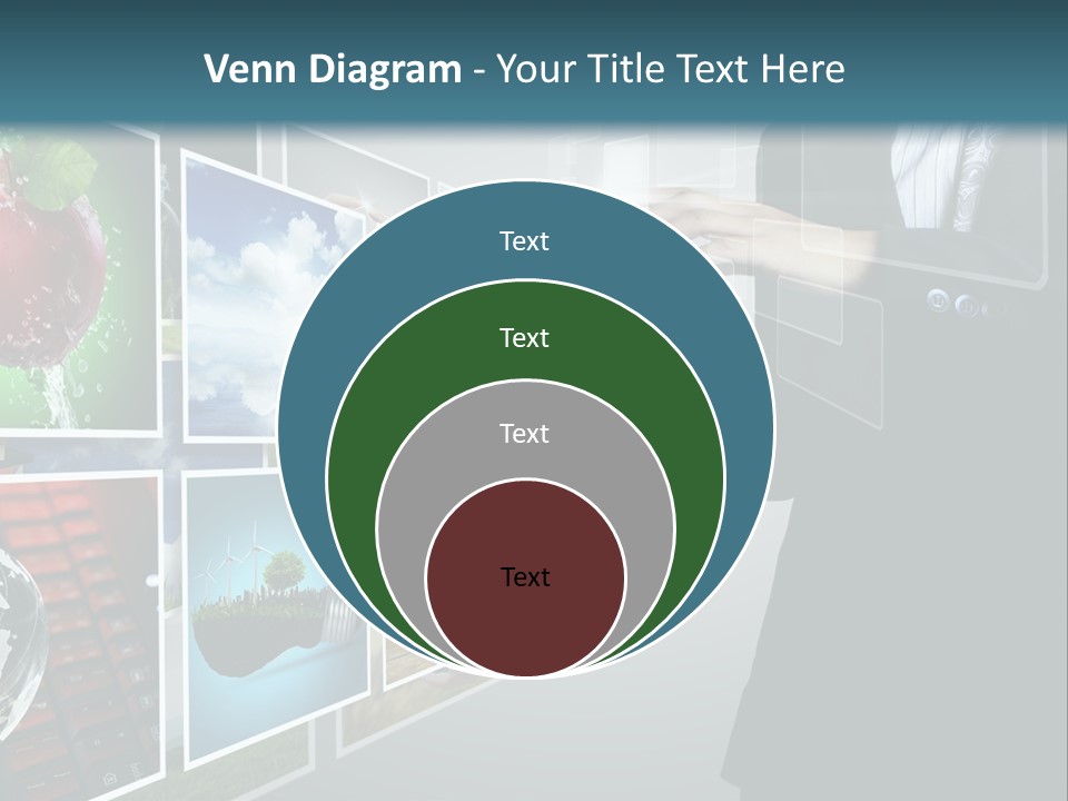 Blue New Virtual PowerPoint Template