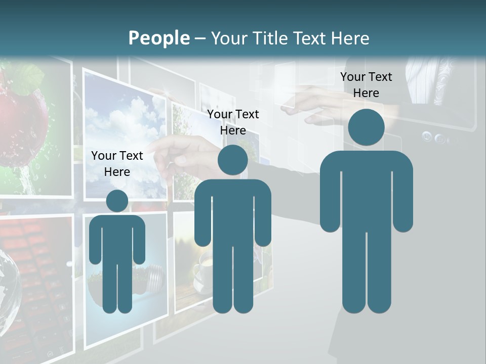 Blue New Virtual PowerPoint Template