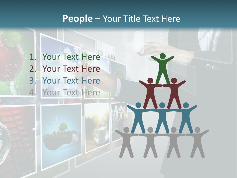 Blue New Virtual PowerPoint Template