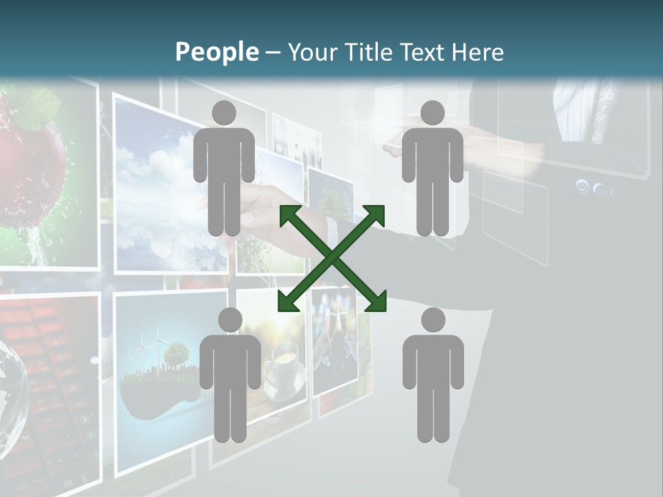 Blue New Virtual PowerPoint Template