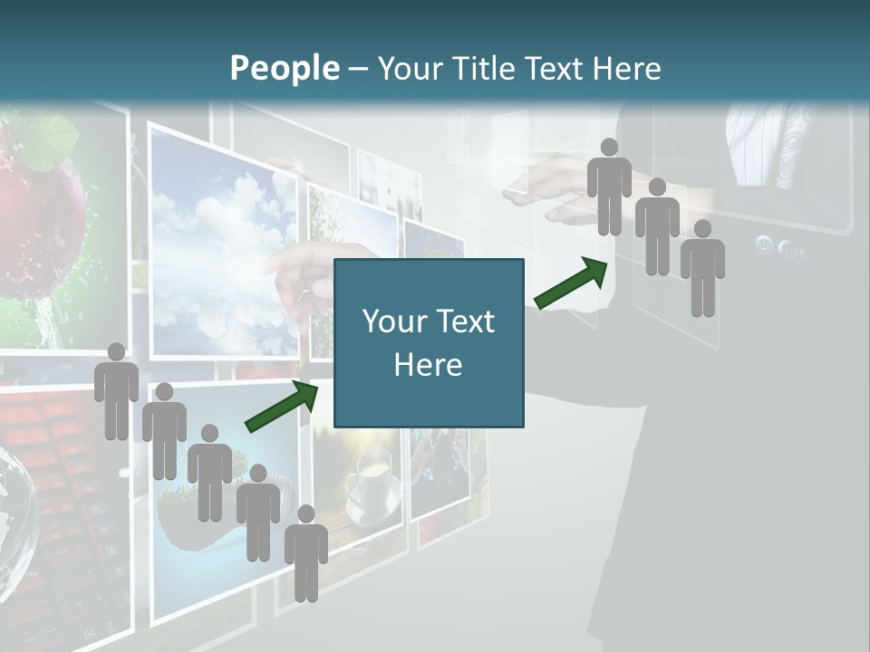 Blue New Virtual PowerPoint Template