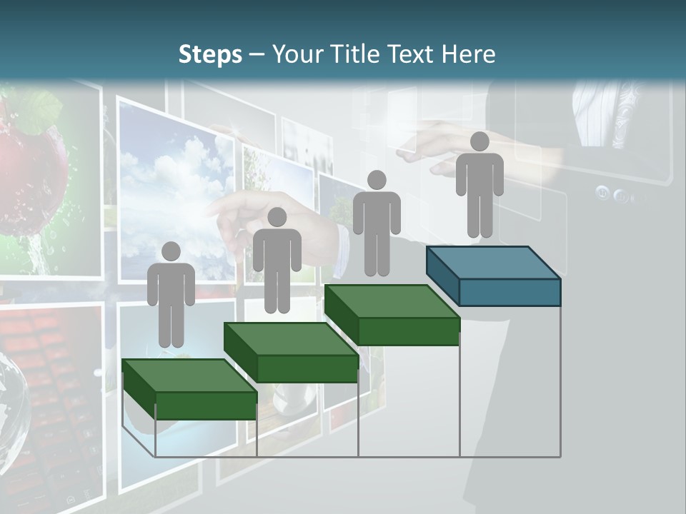 Blue New Virtual PowerPoint Template