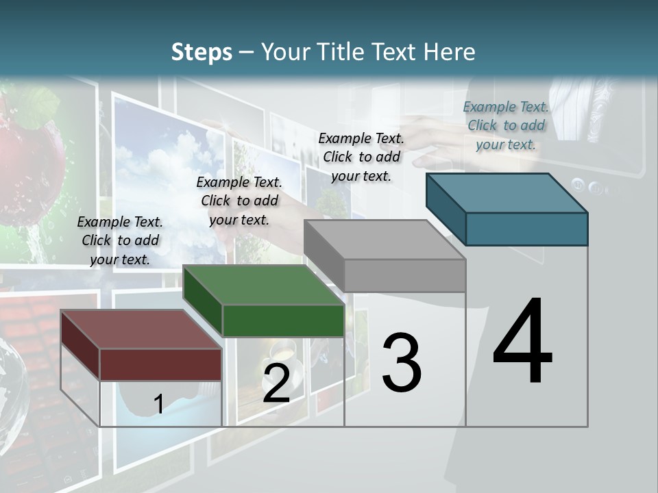 Blue New Virtual PowerPoint Template