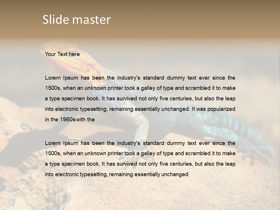 Wildlife Africa Natural PowerPoint Template