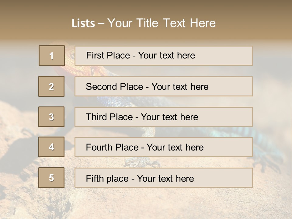 Wildlife Africa Natural PowerPoint Template