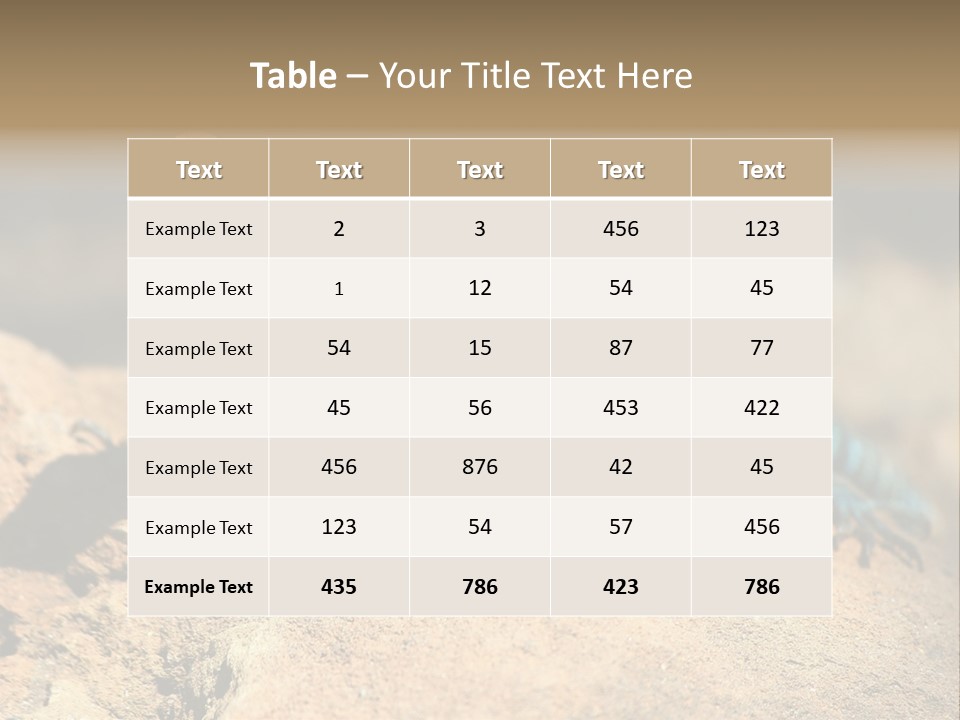 Wildlife Africa Natural PowerPoint Template
