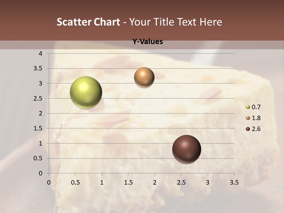 Closeup Wood Pie PowerPoint Template