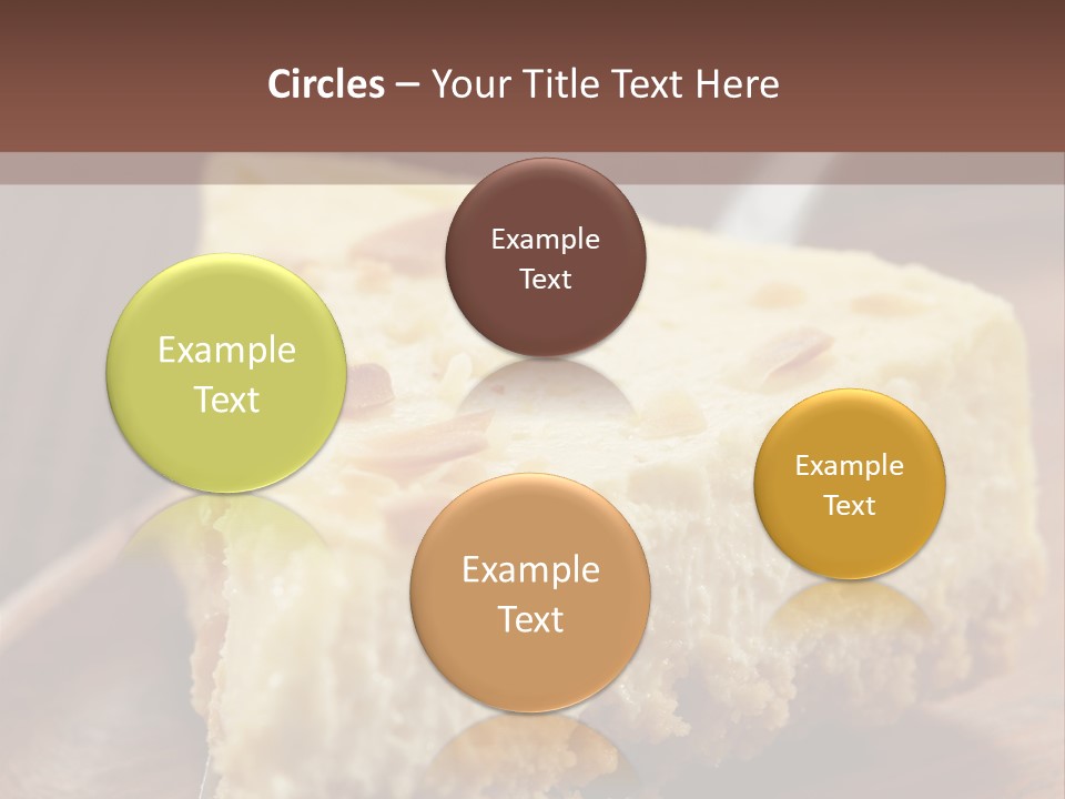 Closeup Wood Pie PowerPoint Template