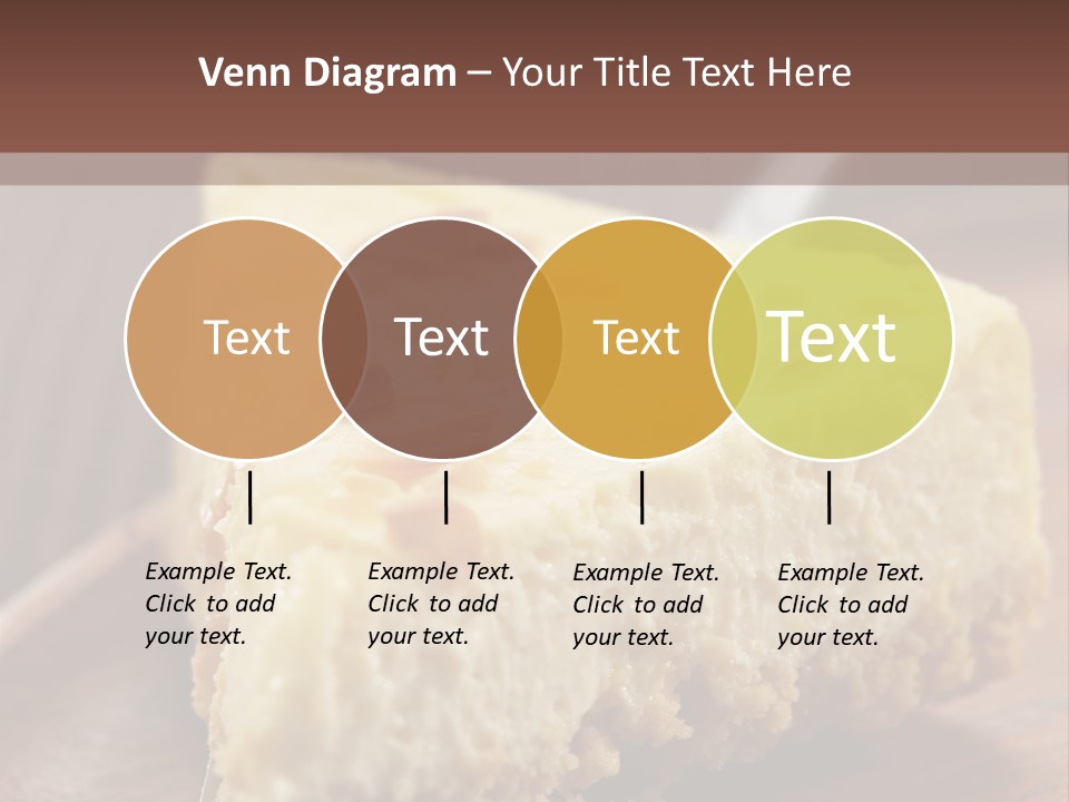 Closeup Wood Pie PowerPoint Template