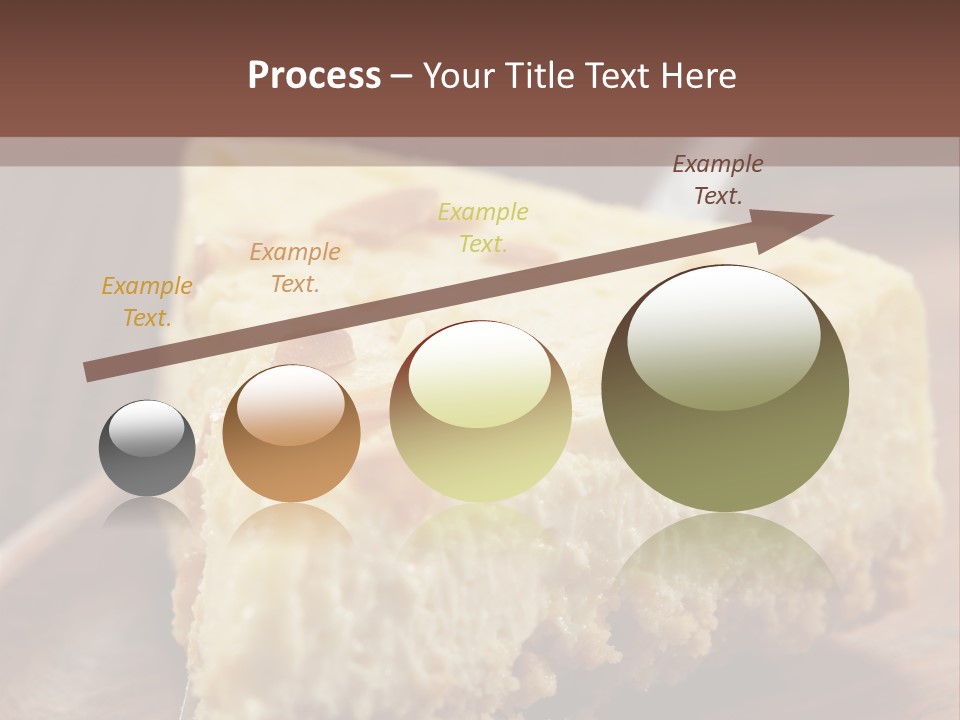 Closeup Wood Pie PowerPoint Template